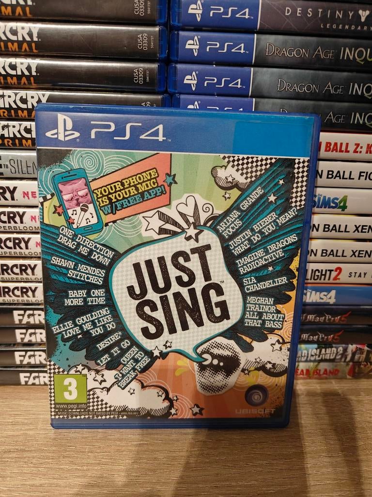 Just sing playstation 4, J, 1 speler, Ophalen of Verzenden, Zo goed als nieuw