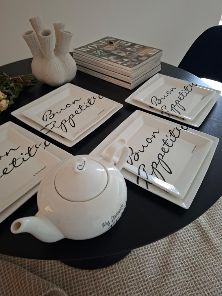 4 SETS RIVIERA MAISON INCL THEEPOT, Ophalen, Overige materialen, Gebruikt, Riviera maison