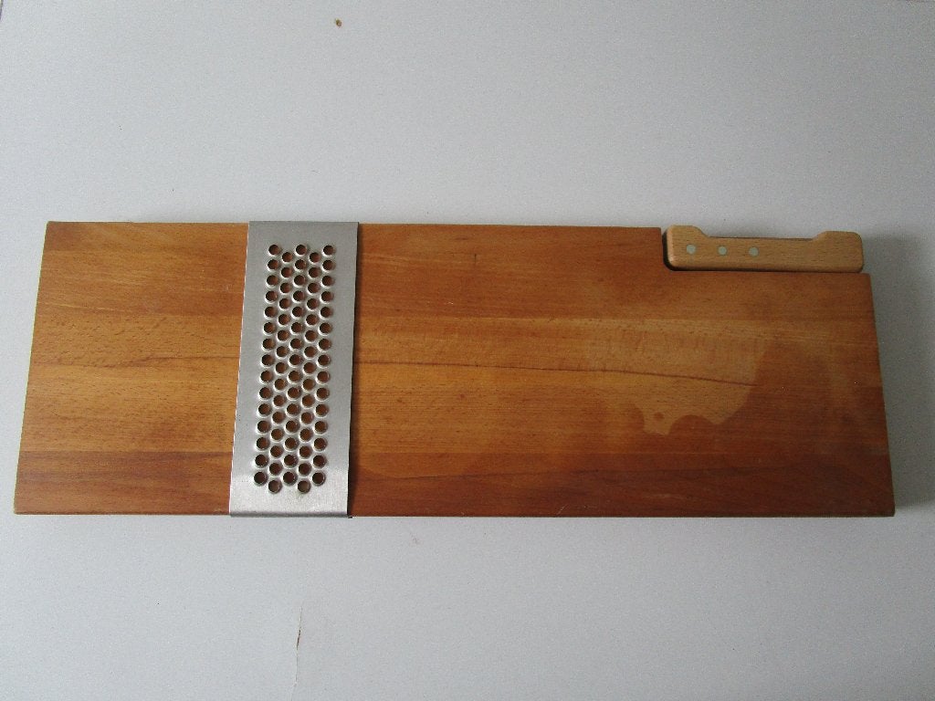 Bodum snijplank met rooster voor zalm / vis, met mes, Gebruikt, Hout, Snij-/serveerplank, Bodum
