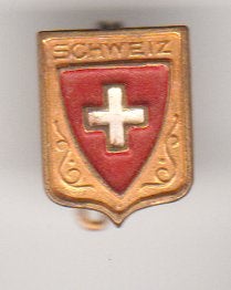 Schweiz/ Zwitserland broche. vintage, Verzenden, Zo goed als nieuw