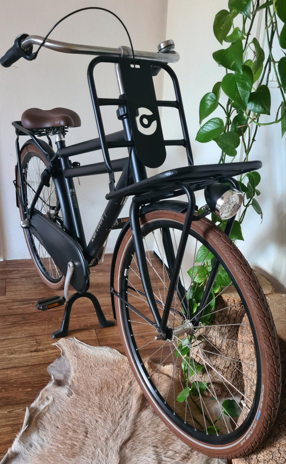 Matzwarte CORTINA type U4 Transportfiets || 28 inch || N3, Fietsen en Brommers, Fietsen | Jongens, Terugtraprem, Cortina U4 transportfiets