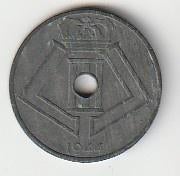 25  cent  1944  België. km. 132, Ophalen of Verzenden, België, Losse munt