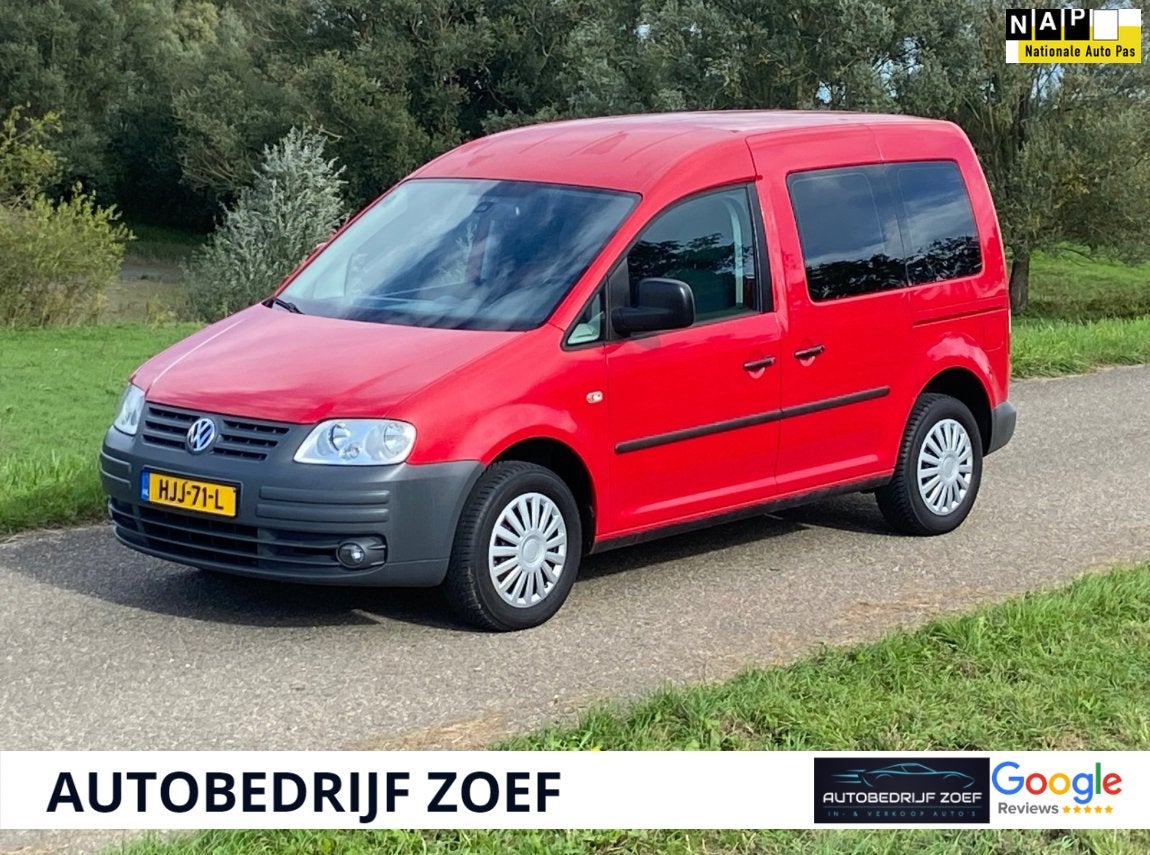Volkswagen Caddy 1.6 Life Kombi | 7-persoons | Trekhaak, Voorwielaandrijving, Stof, 1302 kg, 700 kg