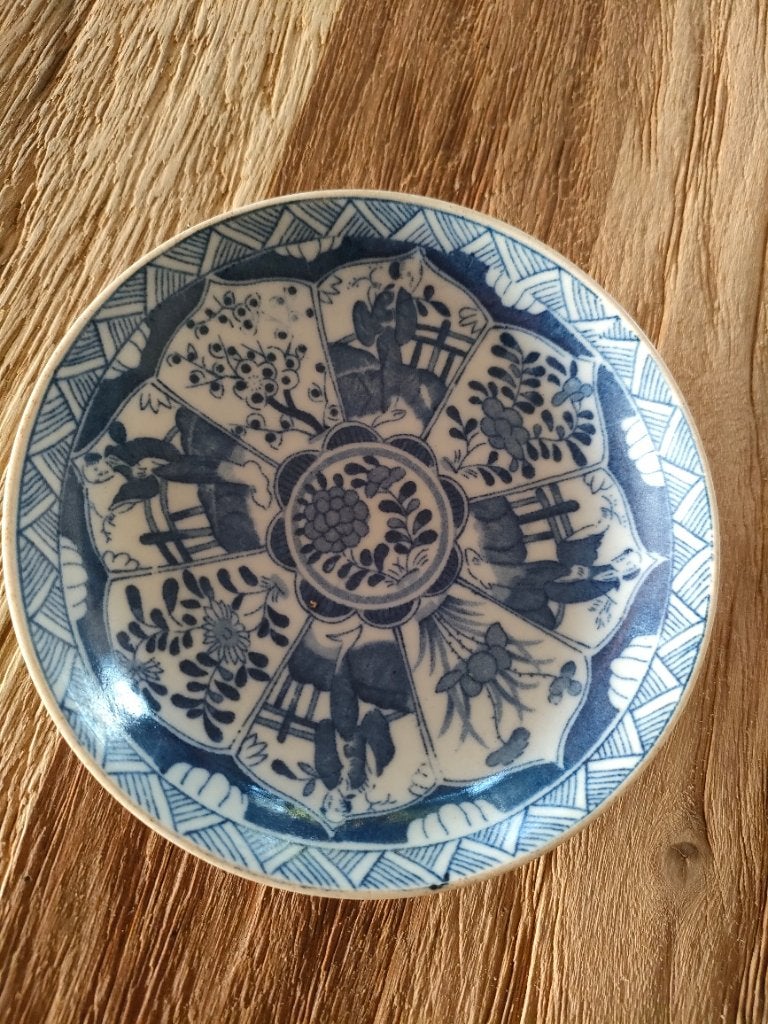 Mosa Kangxi stijl vintage schoteltje, Ophalen of Verzenden