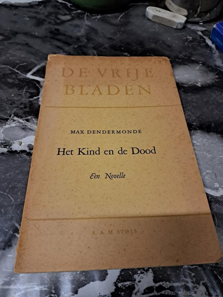 Max dendermonde het kind en de dood, Ophalen of Verzenden, Zo goed als nieuw