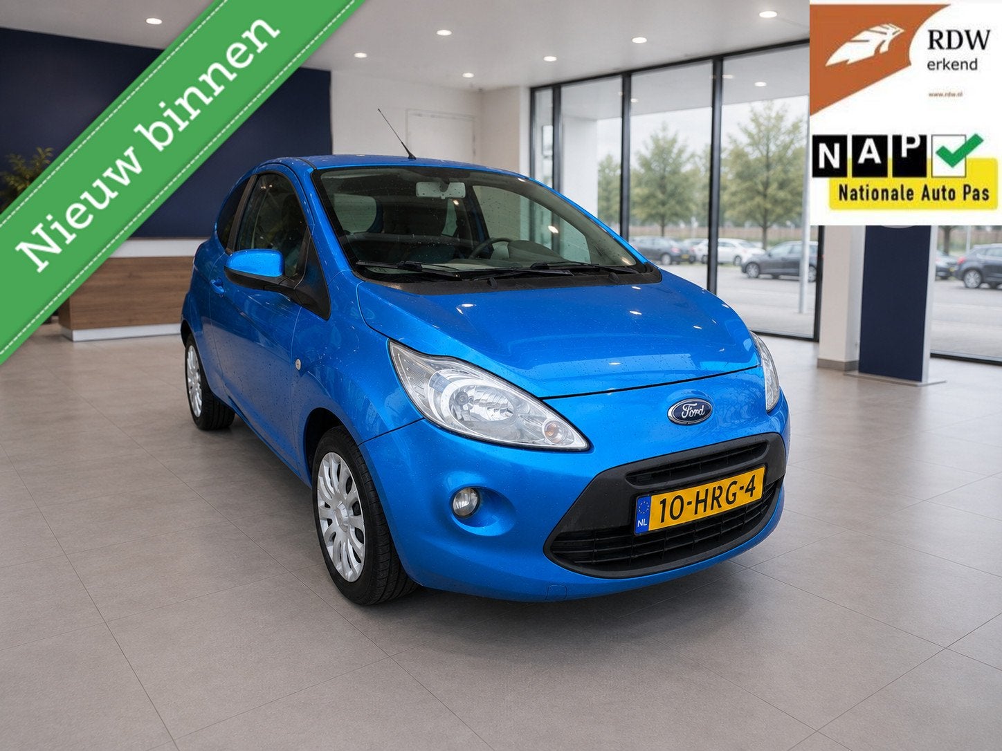 Ford Ka 1.2 Titanium 2009 121dkm (NAP) Airco/CV/APK03-2027, Auto's, Voorwielaandrijving, Gebruikt, 1242 cc, 4 cilinders