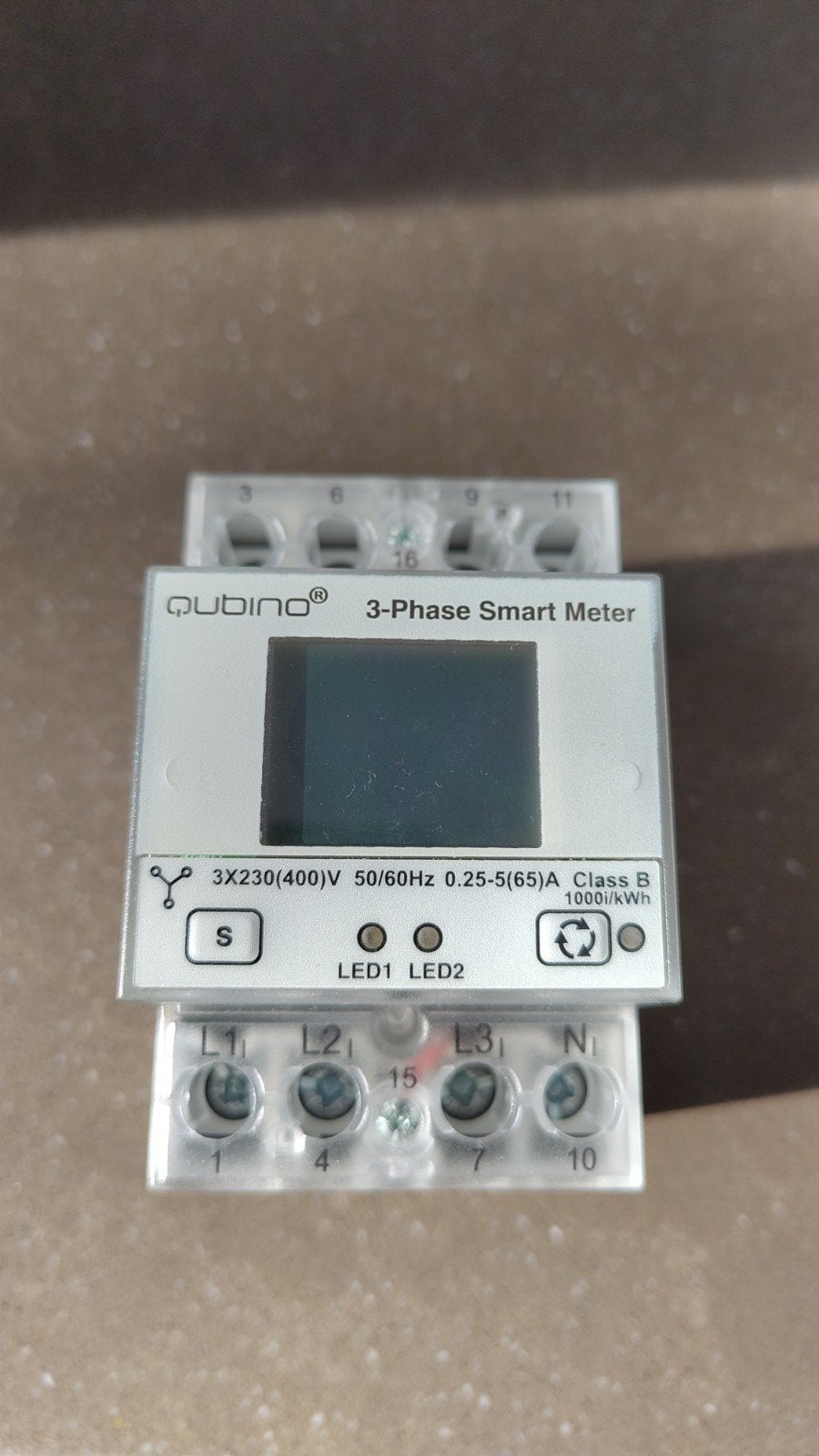 Qubino 3-Fase Slimme Meter Z-Wave Plus, Ophalen of Verzenden, Zo goed als nieuw, Overige merken, Overige typen