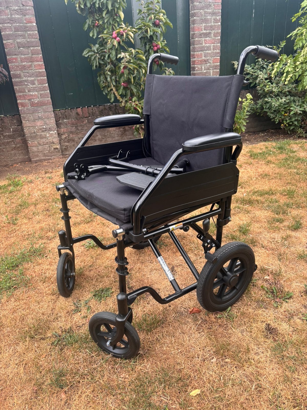 Rolstoel, Ophalen, Inklapbaar, Zo goed als nieuw, Duwrolstoel