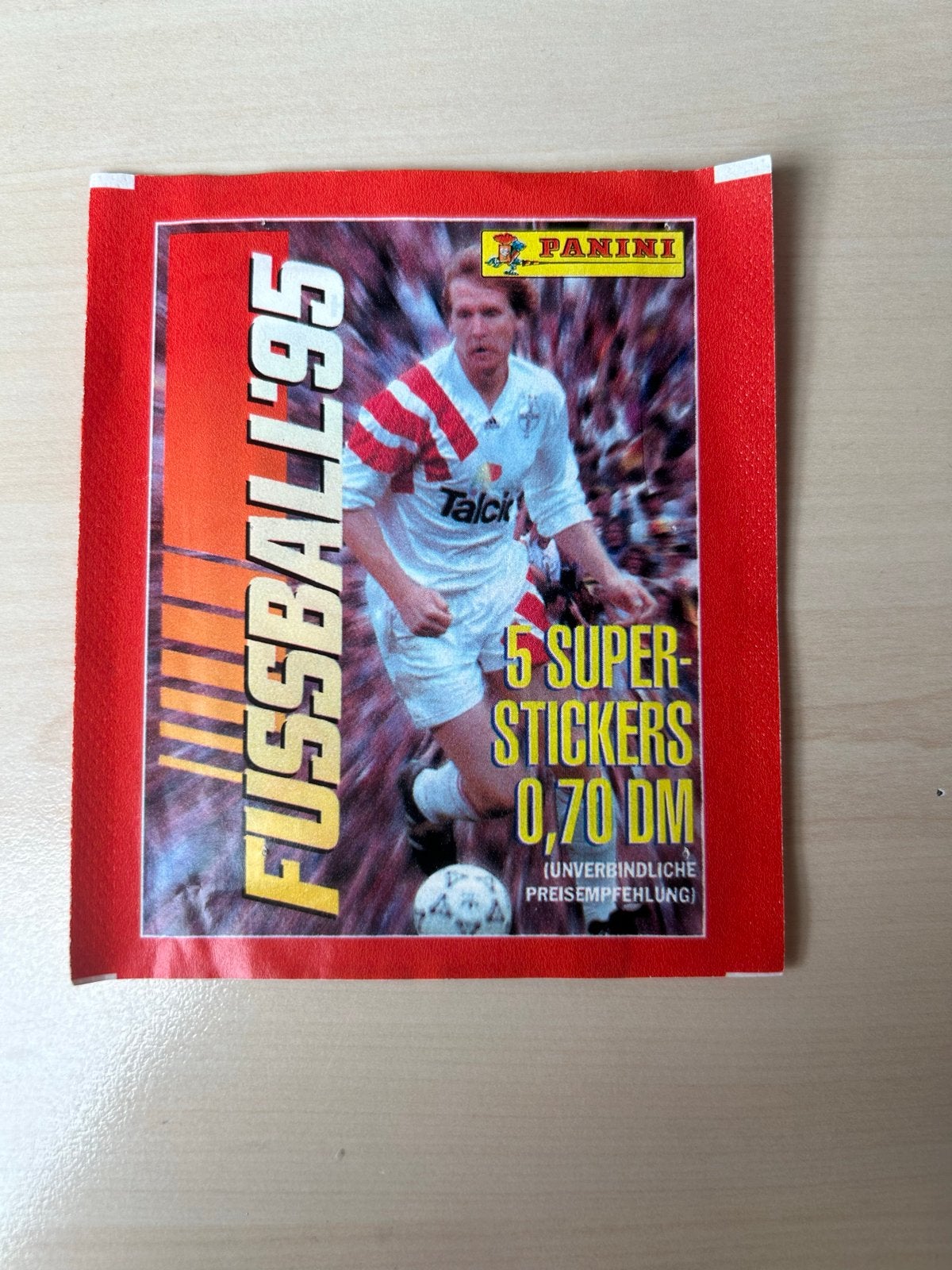 Panini Fussball '95 Super-Stickers (ongeopend), Ophalen of Verzenden, Nieuw, Meerdere stickers