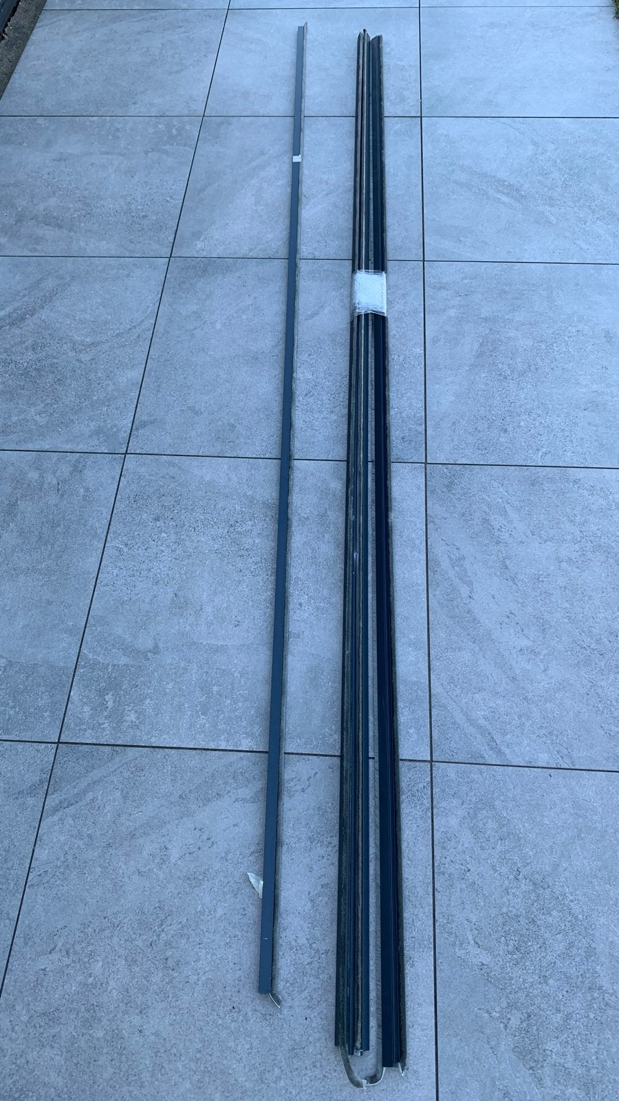Tochtstrip voor glazen schuifwand 2,6m x 1cm, Ophalen, Nieuw