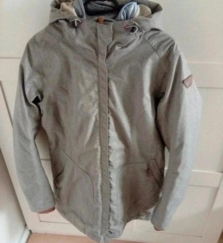 Icepeak dames winter parka, naturel kleur, maat L, Icepeak, Maat 42/44 (L), Ophalen of Verzenden, Grijs