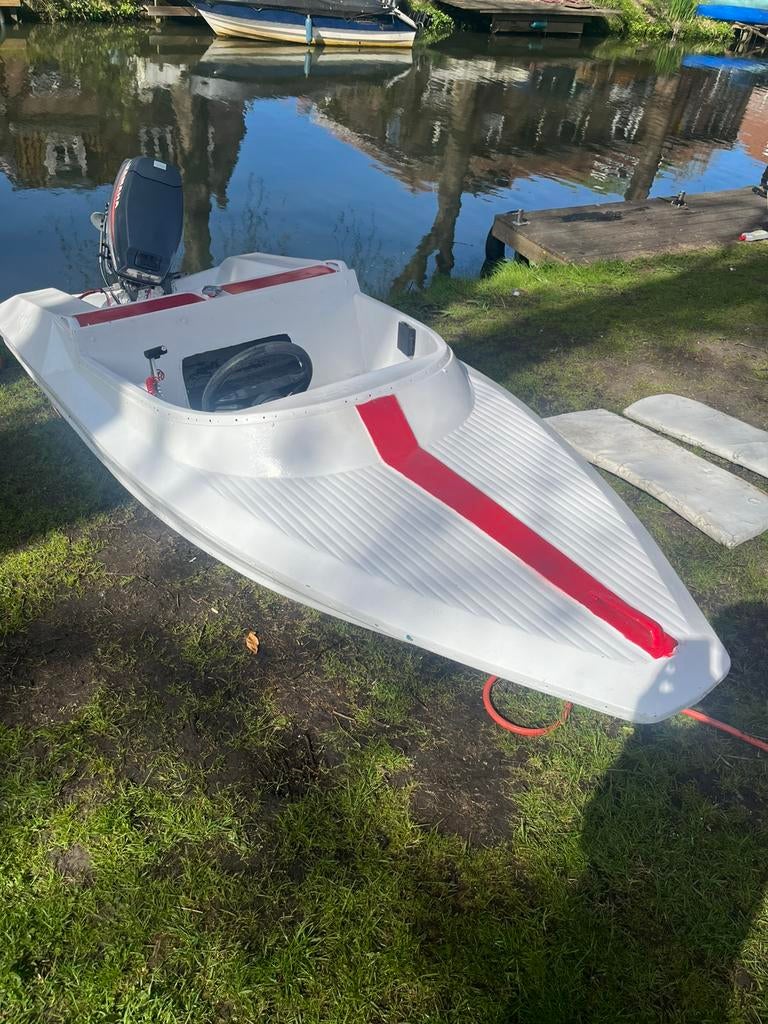 Almarin seafire + yamaha 25 pk autolube, Watersport en Boten, Speedboten, Zo goed als nieuw, 3 tot 6 meter, Benzine, Minder dan 70 pk
