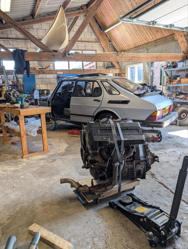 Diverse Saab 900 classic motor onderdelen, Auto-onderdelen, Ophalen, Gebruikt, Saab