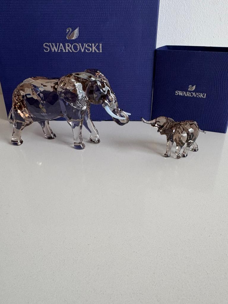 Swarovski scs olifanten set, Ophalen of Verzenden, Zo goed als nieuw, Figuurtje