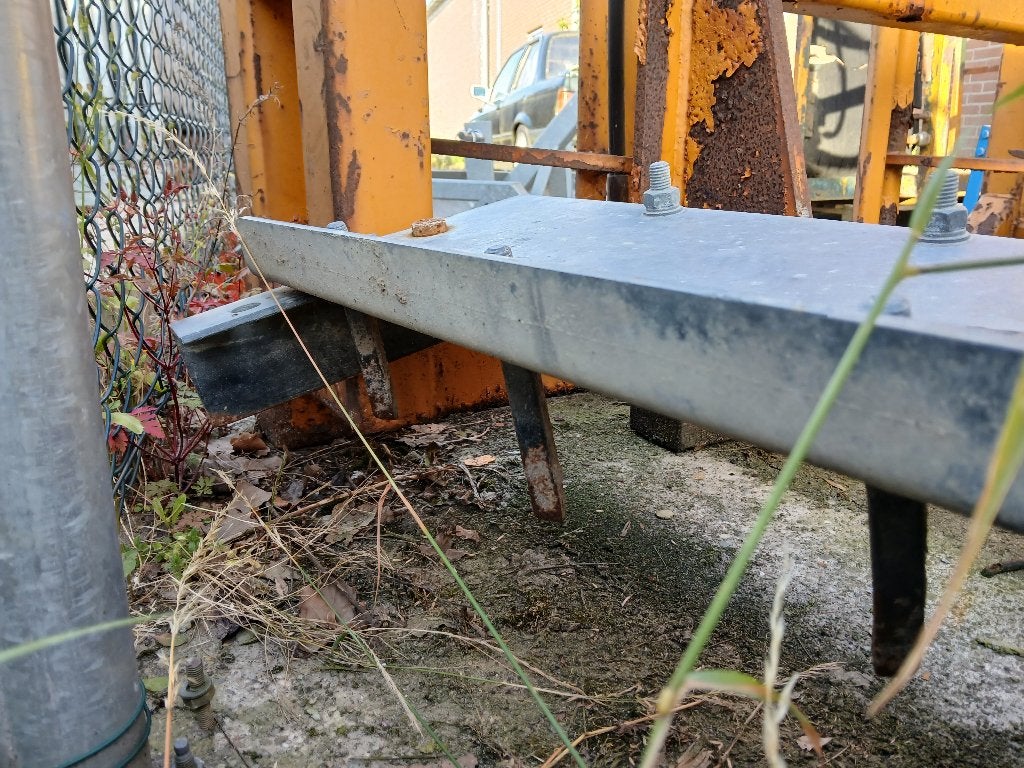 bakvlakker 2 meter met kantschuif, Ophalen, Gebruikt, Hark, Onbekend