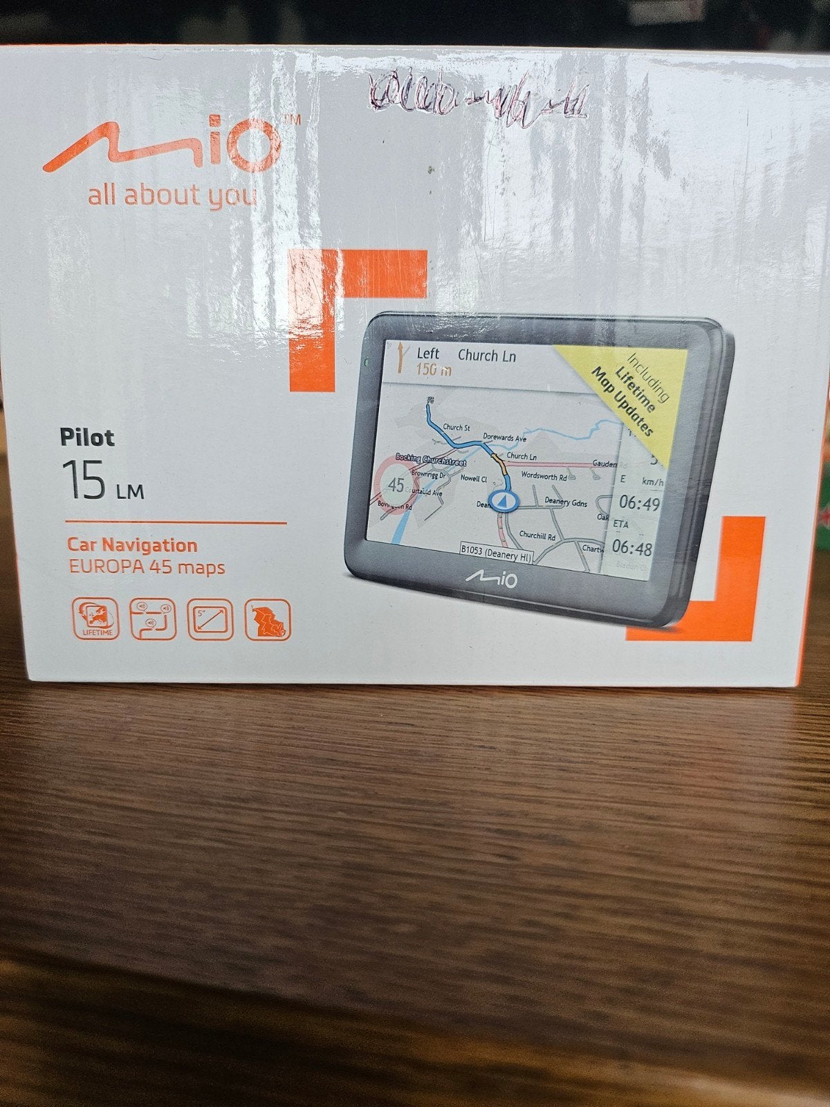 Mio Pilot 15 LM Navigatie met Lifetime Map Updates, Ophalen of Verzenden