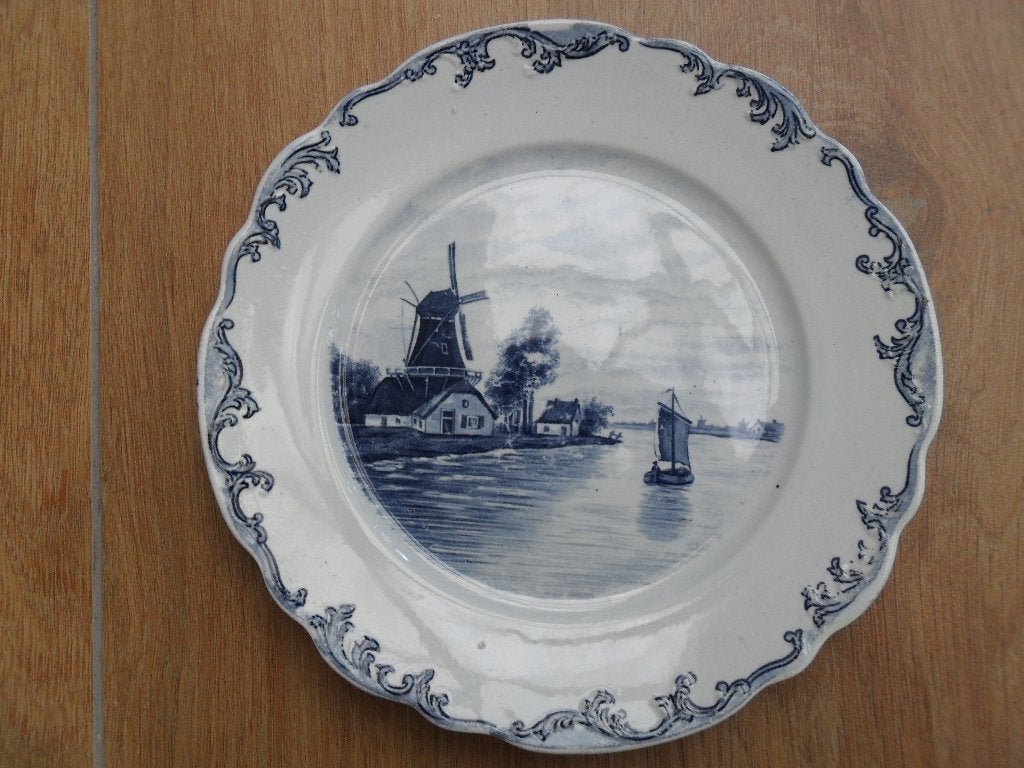 petrus regout maastricht bordje delft, Ophalen of Verzenden