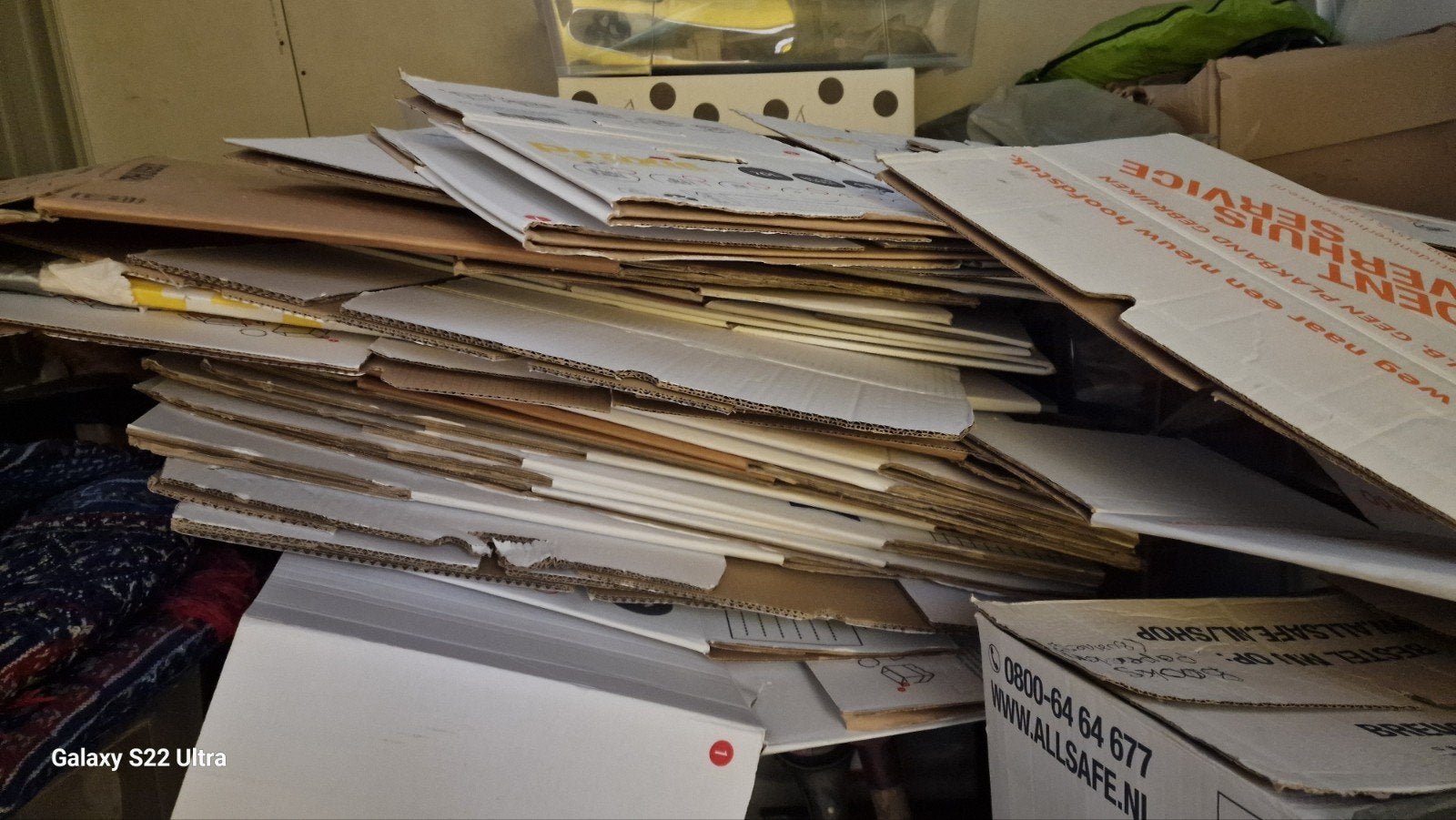 Verhuizdozen verkoop, Doe-het-zelf en Verbouw, Platen en Panelen, Ophalen, Zo goed als nieuw