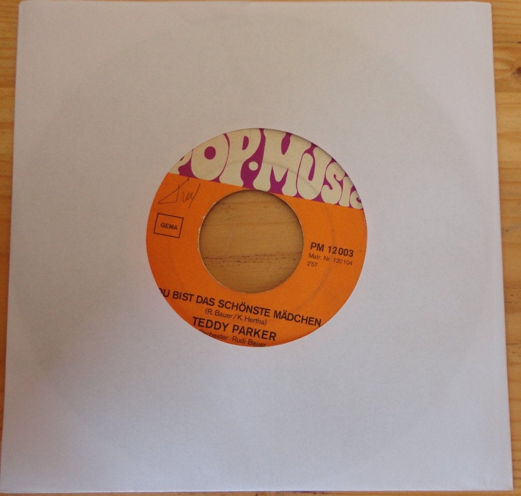 Teddy Parker > Du bist das schonste madchen, Ophalen of Verzenden, Zo goed als nieuw, 7 inch, Pop