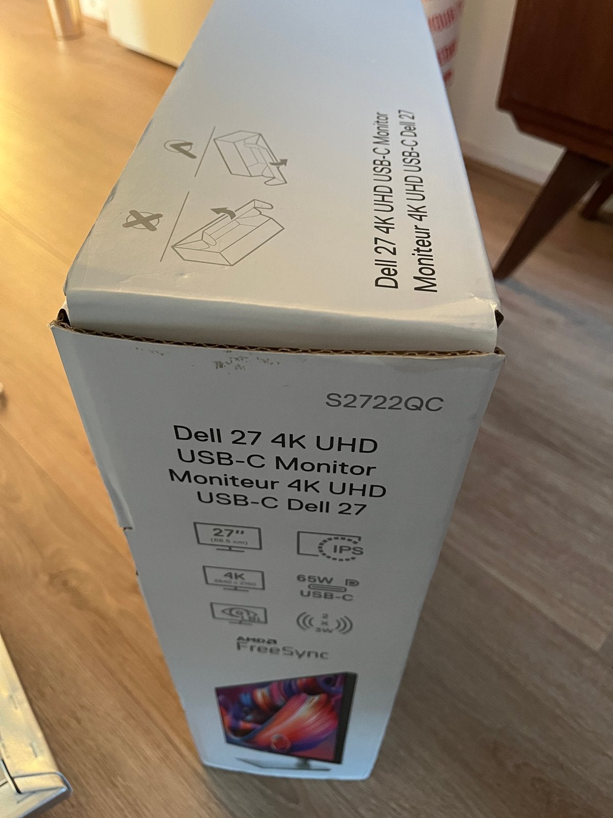 Dell 27 4K UHD USB-C Monitor S2722QC - Nieuw in doos, HDMI, IPS, Nieuw, Ultra HD (4K)