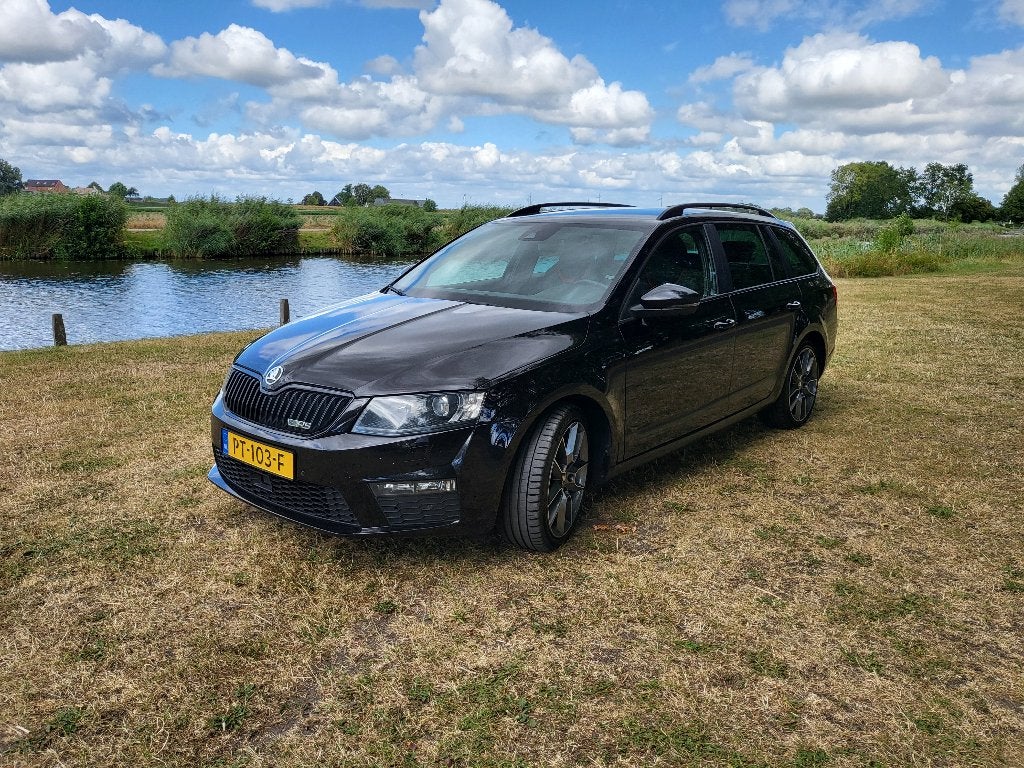 Škoda Octavia Combi RS 2.0 TDI 184pk, Euro 5, Lichtsensor, Zwart, 4 cilinders