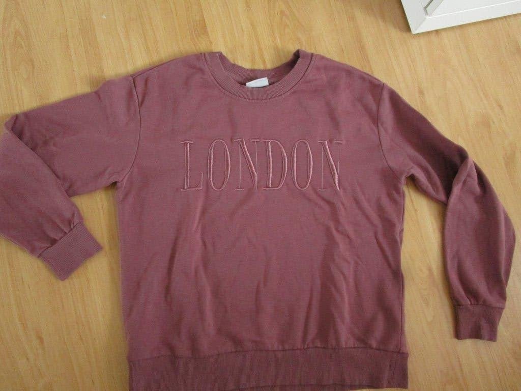Jacqueline de Yong - sweat trui London maat M, Maat 38/40 (M), Ophalen of Verzenden, Zo goed als nieuw, Roze