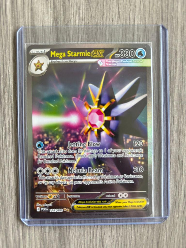 Mega Starmie EX 188/088, perfecte staat!, Ophalen, Zo goed als nieuw