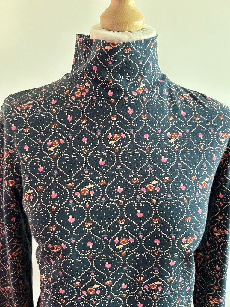 Blutsgeschwester maat XL Retro shirt met rolkraag 3254, Maat 46/48 (XL) of groter, Blutsgeschwister, Ophalen of Verzenden, Grijs