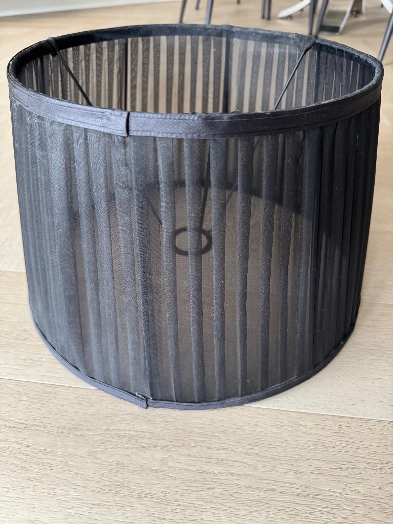 Lampenkap, Huis en Inrichting, Lampen | Lampenkappen, 25 tot 50 cm, Zwart, Rond, Ophalen of Verzenden