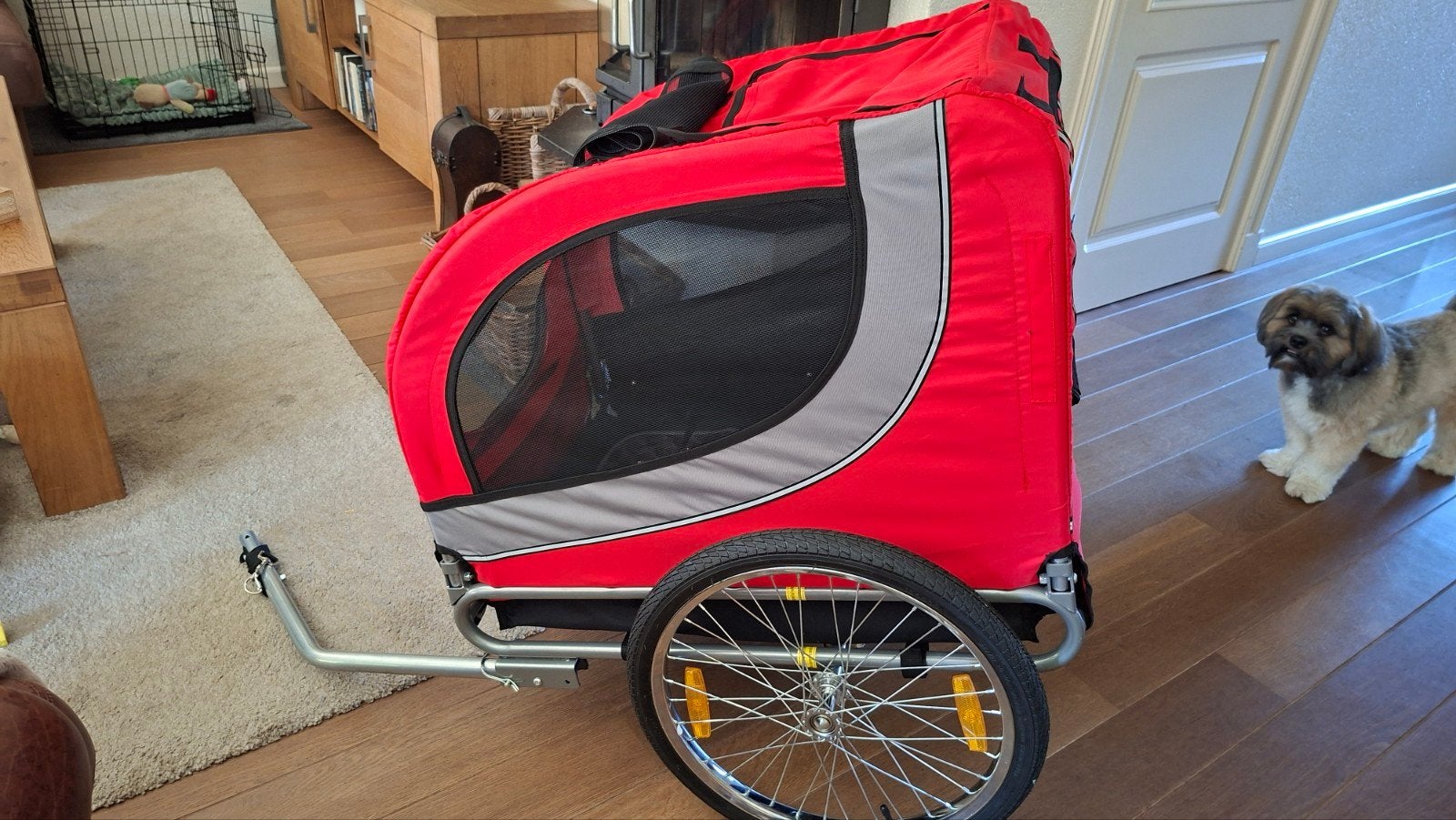 Boon runner 2 fietskar opvouwbaar., Dieren en Toebehoren, Ophalen, Zo goed als nieuw
