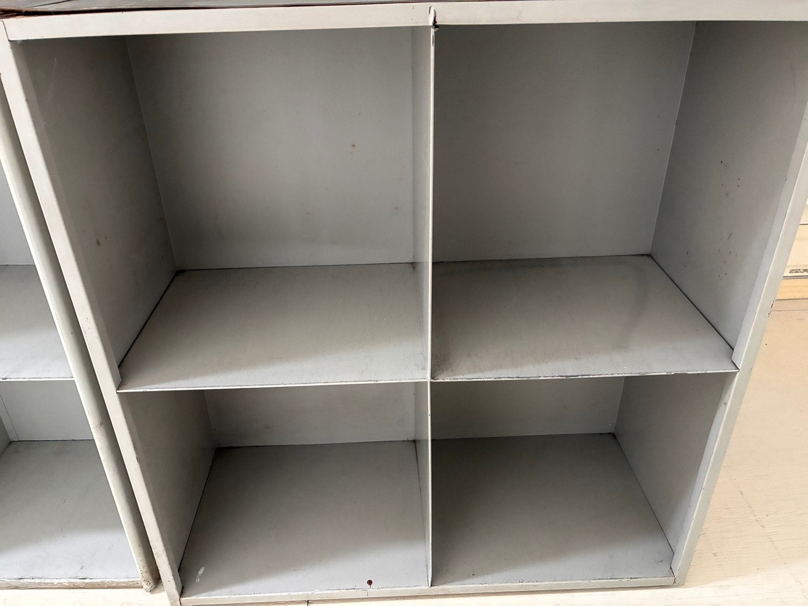 5x Grijs metalen vakkenkastje 72x30x75cm, Ophalen, Met plank(en), Gebruikt, 50 tot 100 cm