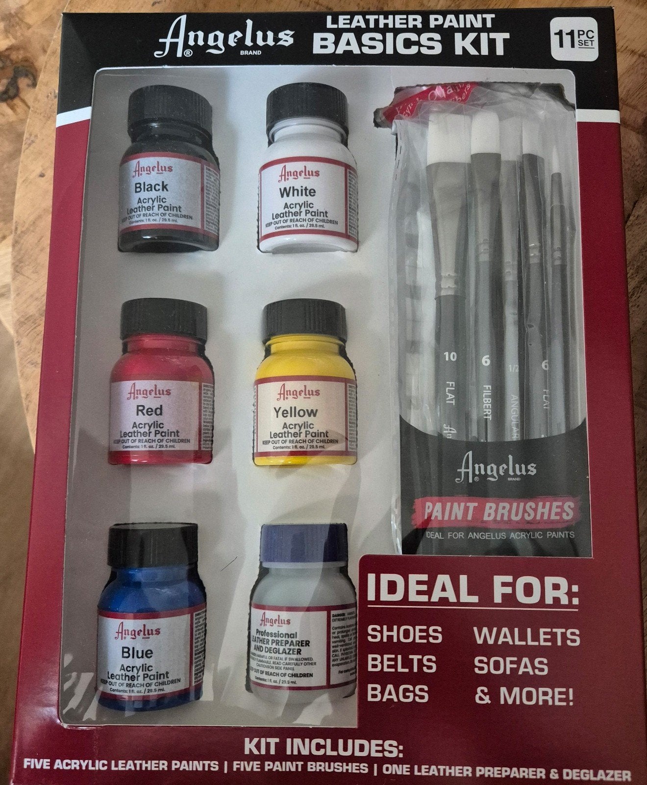 Angelus Basic kit leerverf sneaker verf leather paint nieuw, Ophalen of Verzenden, Nieuw, Overige typen
