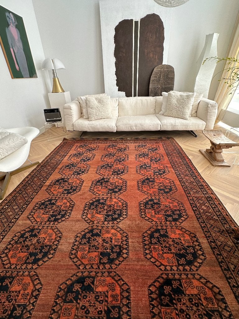 Ersari tapijt 303 x 235 cm, Ophalen, Esari vintage, Gebruikt, 200 cm of meer