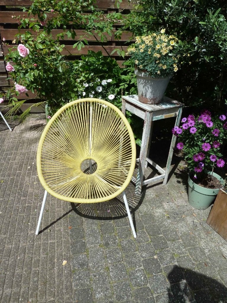 Draadstoel Tuin Haiti, Ophalen, Nieuw, Metaal, Stapelbaar
