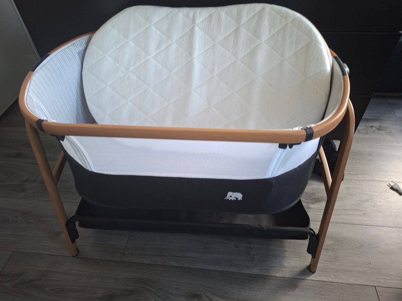 Deryan Co-sleeper met matrasje - 50x90 cm, Kinderen en Baby's, Ophalen, Zo goed als nieuw, Wieg