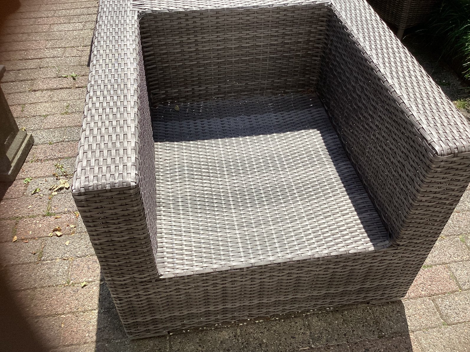 Wicker stoel, Tuin en Terras, Ophalen, Zo goed als nieuw, Wicker, Stoel