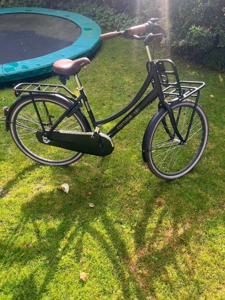 Cortina u4 26 inch fiets - zwart, Fietsen en Brommers, Terugtraprem, Gebruikt, (Extra) lage instap, Minder dan 47 cm