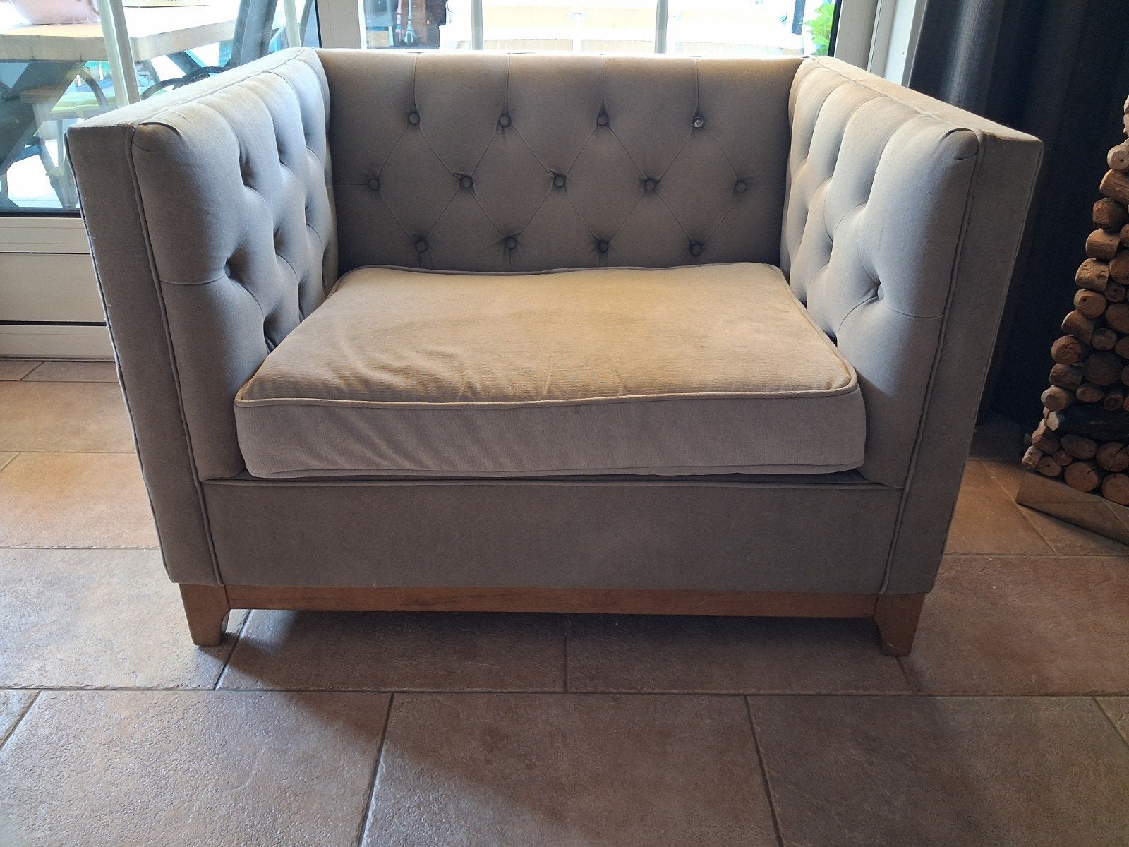 Loveseat Riviera maison, Ophalen, Gebruikt, Tweepersoons, 75 tot 100 cm