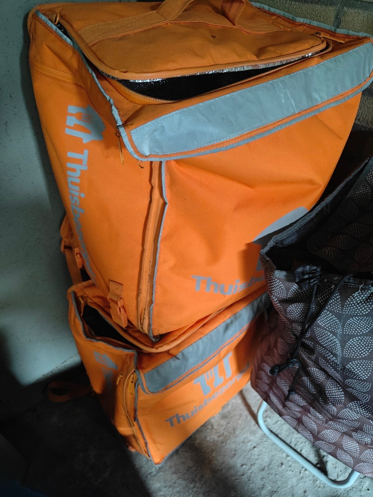 thuisbezorg bag, Ophalen, Gebruikt
