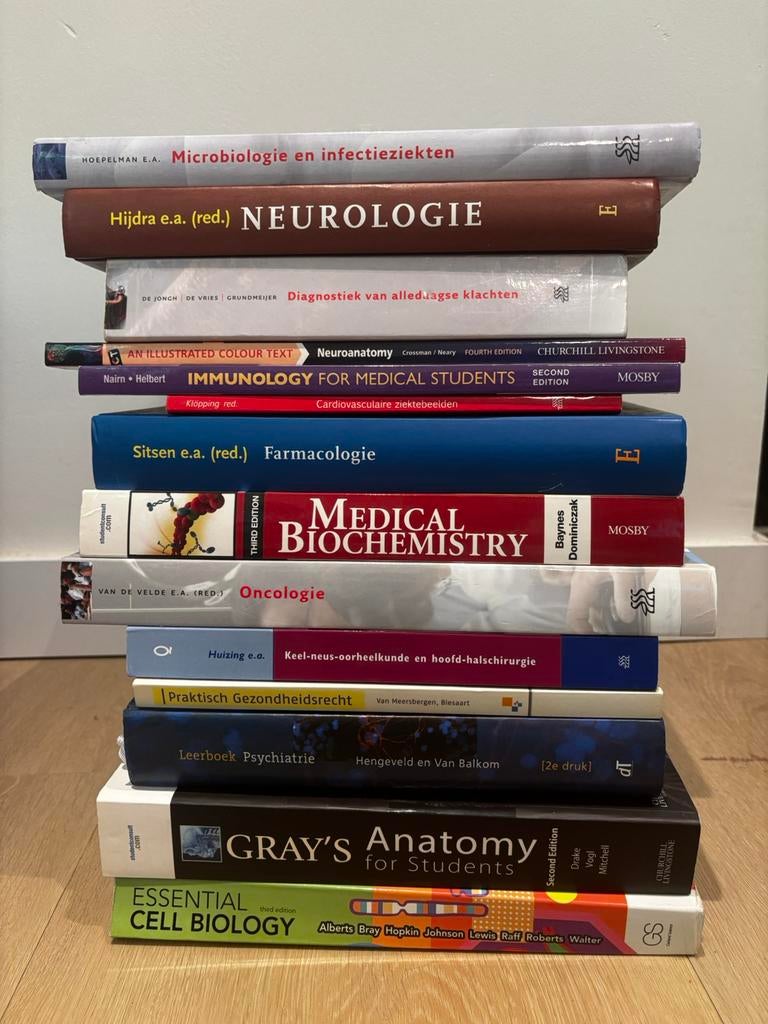 Geneeskunde boeken €1/stuk of €10 voor alles samen, Boeken, Ophalen of Verzenden, Beta, Gelezen, WO