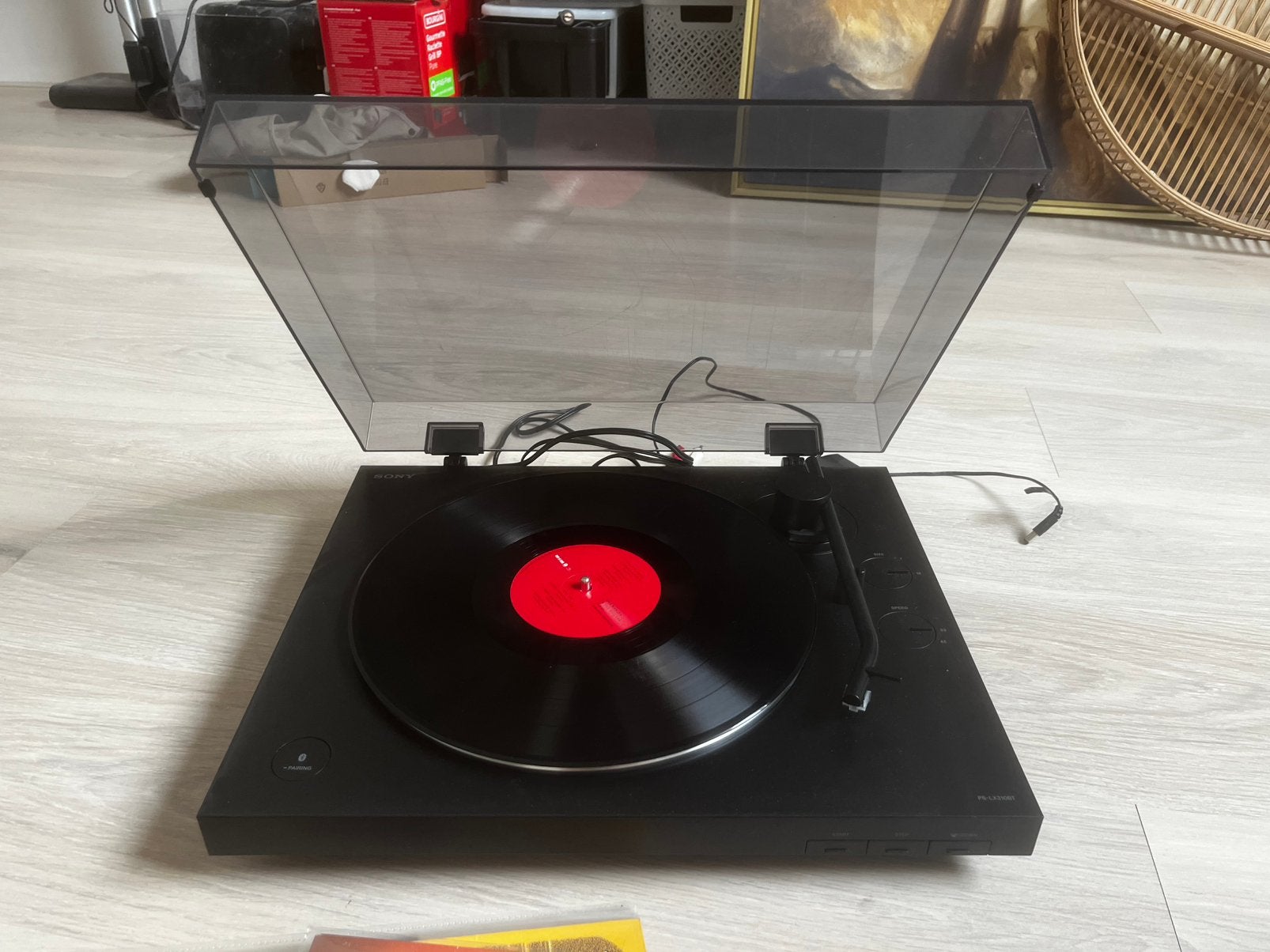 Sony PS-LX310BT Platenspeler incl 27 platen, Ophalen, Zo goed als nieuw, Sony