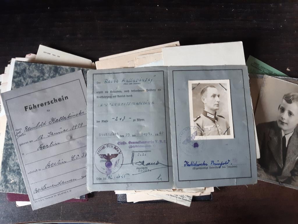 Persoonlijke Papieren van een Wehrmacht Soldaat, Verzenden, Landmacht, Duitsland, Overige typen