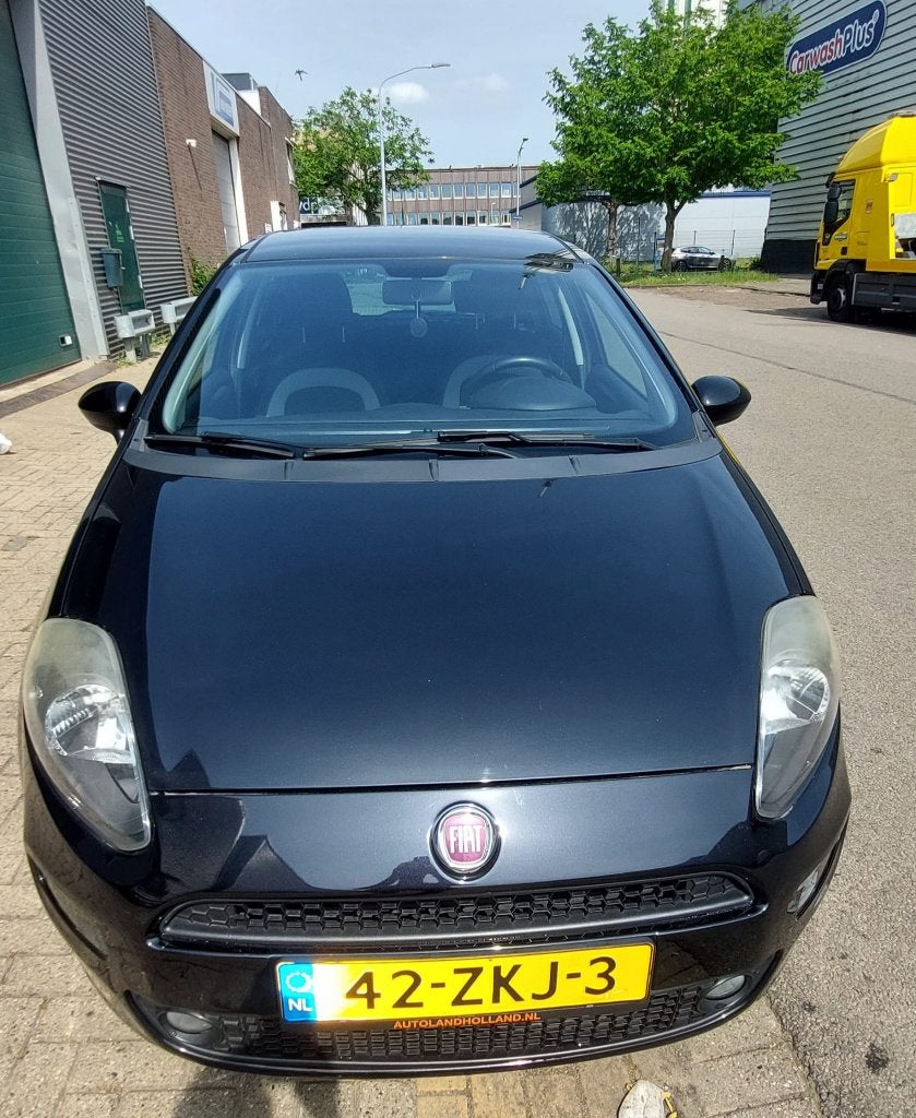 Fiat Punto 0.9 Twinair 85 5-D 2012 Zwart, Voorwielaandrijving, Euro 5, Stof, Zwart