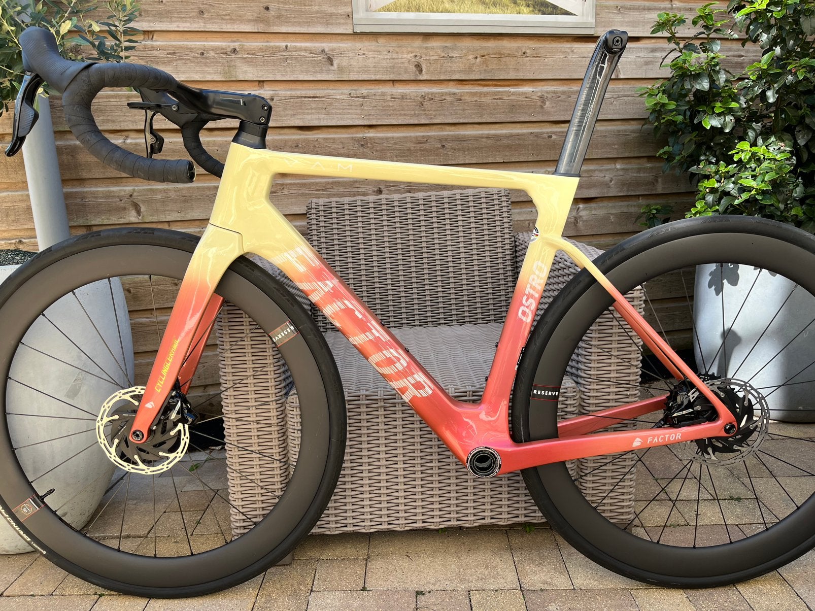 Factor Ostro VAM frameset maat 54 zie diverse opties, Frame, Factor, Ophalen of Verzenden, Zo goed als nieuw