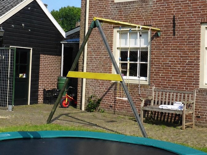 Schommel, houtwerk, Ophalen, Gebruikt, Schommel