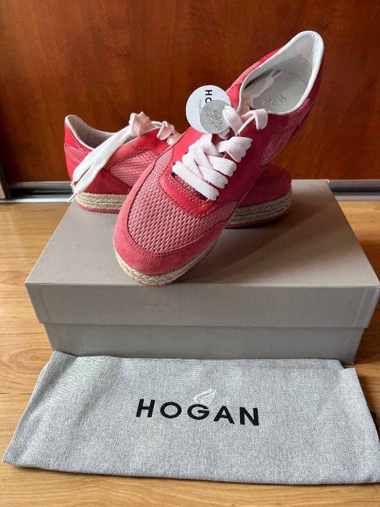 Hogan nieuwe sneakers 37 koraal met gratis verzending, Overige kleuren, Verzenden, Nieuw, Sneakers of Gympen