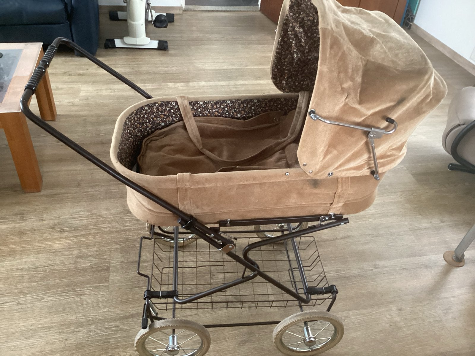 Vintage Kinderwagen, Kinderen en Baby's, Kinderwagens en Combinaties, Gebruikt, Met reiswieg, Ophalen, Kinderwagen