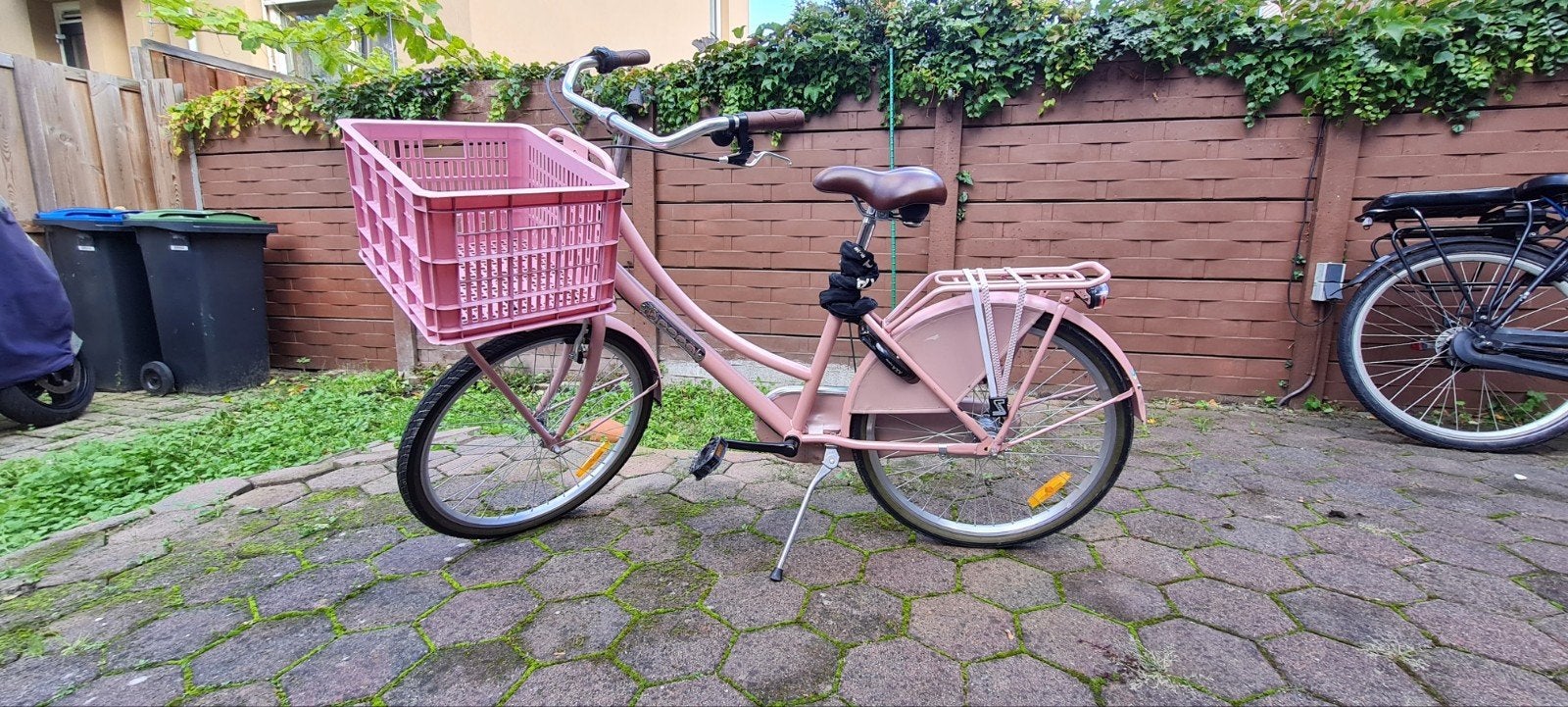 Roze kinderfiets "24 inch, Ophalen, Zo goed als nieuw, Popal Daily Dutch, Terugtraprem