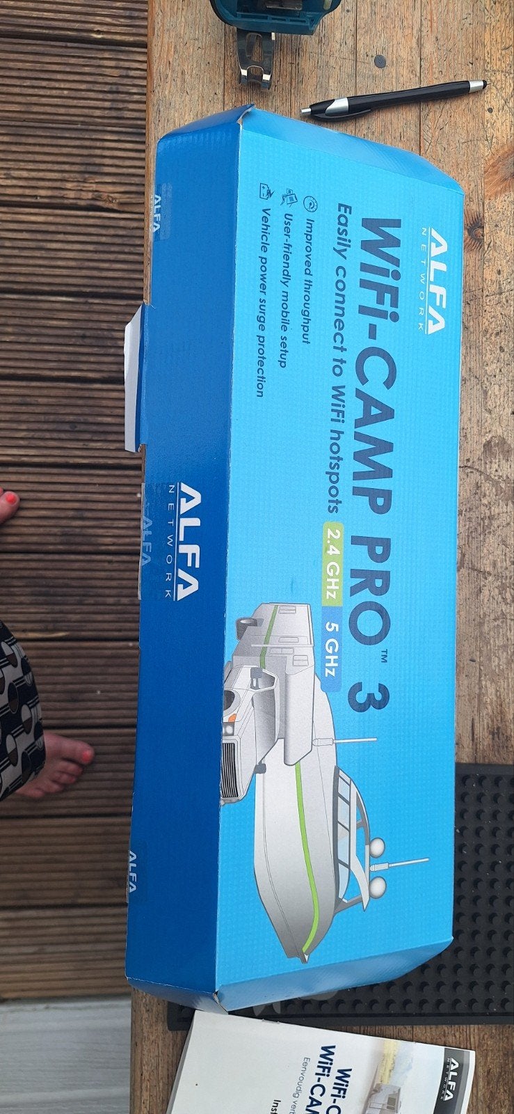 Alfa WiFi Camp Pro 3 - Complete WiFi-oplossing voor campers, Ophalen of Verzenden, Zo goed als nieuw, Router, Alfa Network