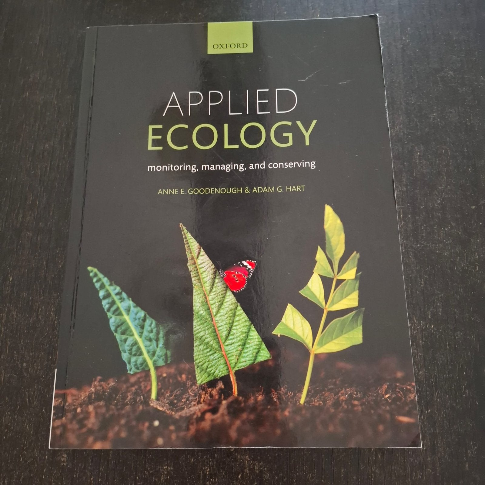 Applied Ecology ( Monitoring managing and conserving ), Boeken, E-books, Anne Goodenough, Adam Hart